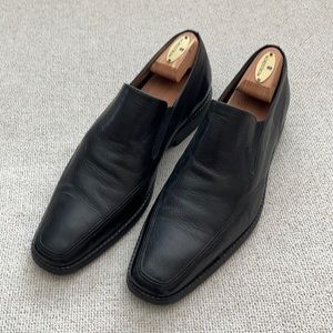 Toschi Men’s Leather Dress Shoes Black Size 9